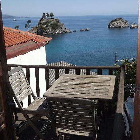 Blaue Welle Haus Leilighet Parga Eksteriør bilde